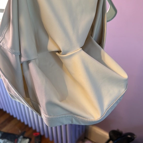 Double Lined White Sports Bra - Picture 6 of 6